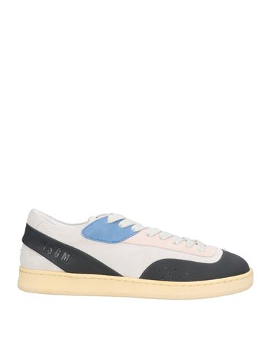 Msgm Woman Sneakers Light Pink Size 7 Leather, Rubber In Multi
