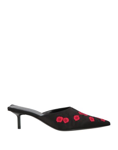 Magda Butrym Woman Mules & Clogs Black Size 8 Viscose, Silk
