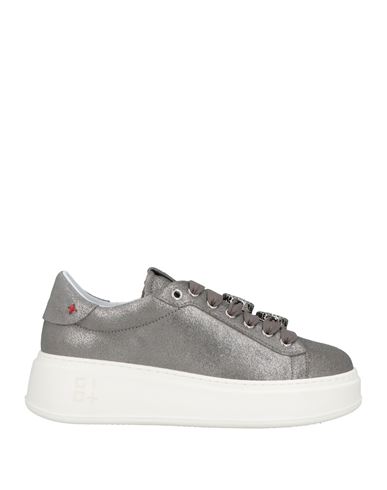 Gio+ Woman Sneakers Silver Size 8 Leather