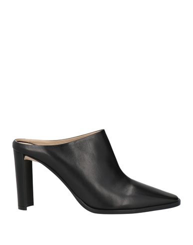 Theory Woman Mules & Clogs Black Size 6 Calfskin In Black