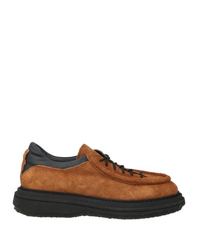 The Antipode Man Lace-up Shoes Tan Size 8 Leather In Brown