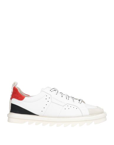 Attimonelli's Man Sneakers White Size 9 Leather In White
