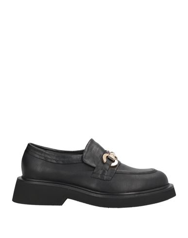 Pixy Woman Loafers Black Size 8 Leather