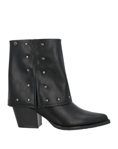 Isteria Woman Ankle Boots Black Size 7 Textile Fibers In Black
