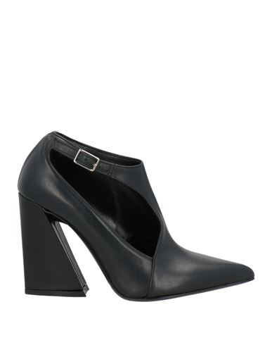 Albano Woman Ankle Boots Black Size 8 Calfskin In Black