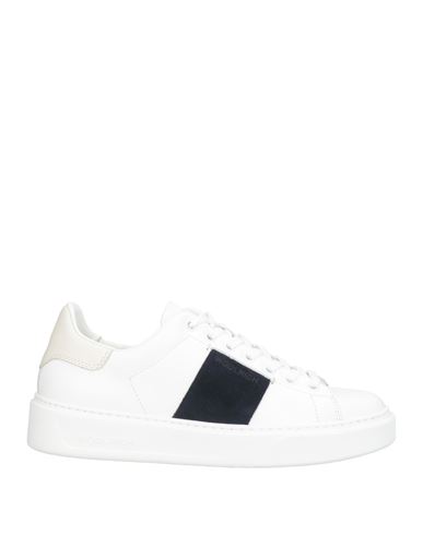 Woolrich Man Sneakers White Size 7 Leather In White
