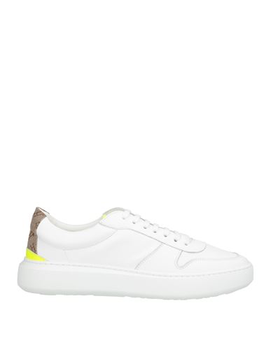 Herno Man Sneakers White Size 9 Leather In White