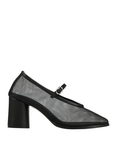 Alohas Woman Pumps Black Size 6.5 Textile Fibers