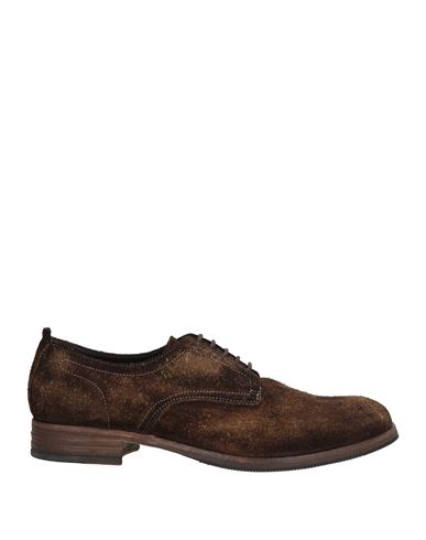 Shoto Man Lace-up Shoes Khaki Size 7 Leather In Sand