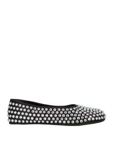 Dsquared2 Woman Ballet Flats Black Size 6.75 Textile Fibers In Black
