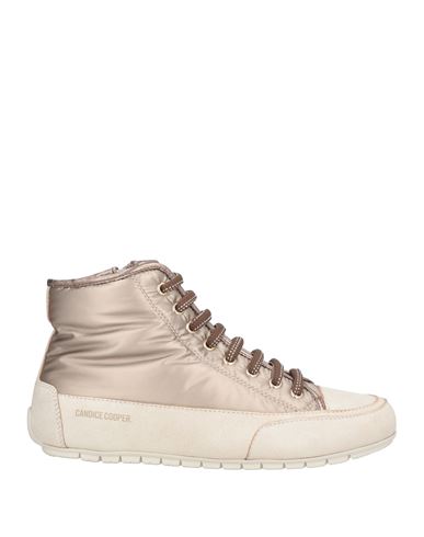 Candice Cooper Woman Sneakers Bronze Size 5 Textile Fibers, Leather In Gold
