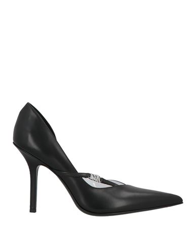 Dsquared2 Woman Pumps Black Size 5 Leather, Synthetisches Material In Black