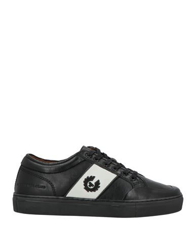Belstaff Man Sneakers Black Size 9 Leather In Black