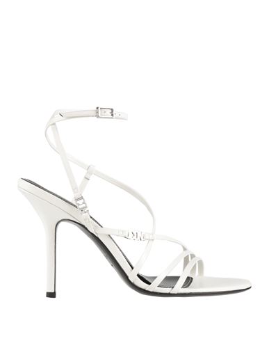 Dsquared2 Icon Woman Sandals White Size 6.75 Calfskin