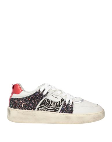 B.l.a.h. B. L.a. H. Woman Sneakers Cream Size 9.5 Leather, Textile Fibers In White