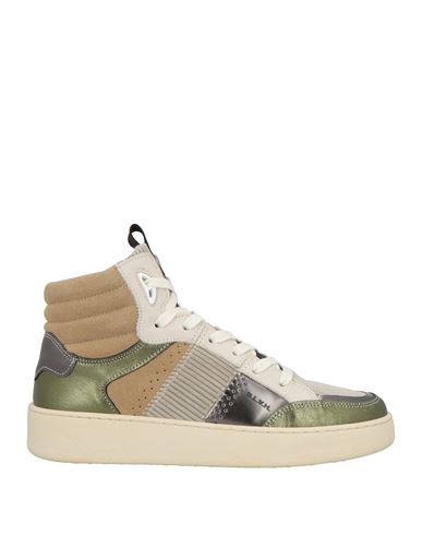 B.l.a.h. B. L.a. H. Woman Sneakers Light Grey Size 7.5 Leather, Textile Fibers In Gray