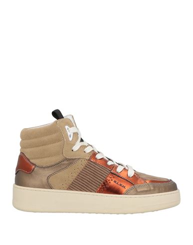 B.l.a.h. B. L.a. H. Woman Sneakers Brown Size 7.5 Leather, Textile Fibers In Brown