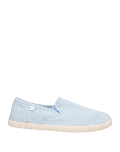 Walk In Pitas Woman Sneakers Sky Blue Size 8 Textile Fibers In Blue