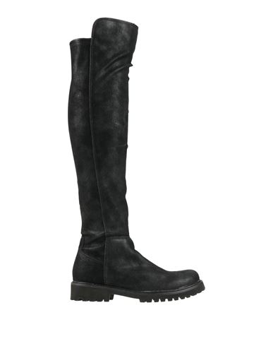 Felmini Woman Boot Black Size 7 Leather In Black
