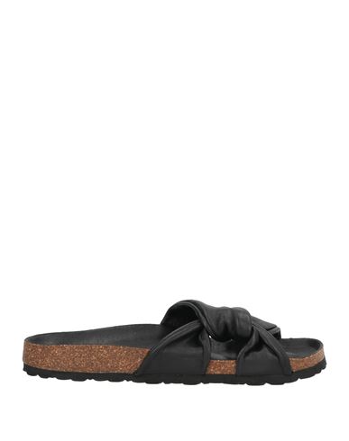 Verbenas Woman Sandals Black Size 7 Leather In Black