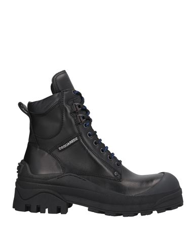 Dsquared2 Woman Ankle Boots Black Size 6 Calfskin In Black