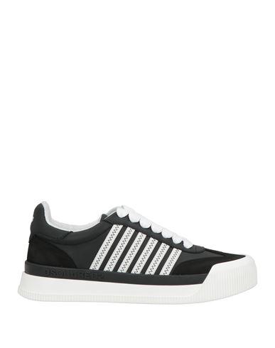 Dsquared2 Woman Sneakers Black Size 6.75 Calfskin In Black
