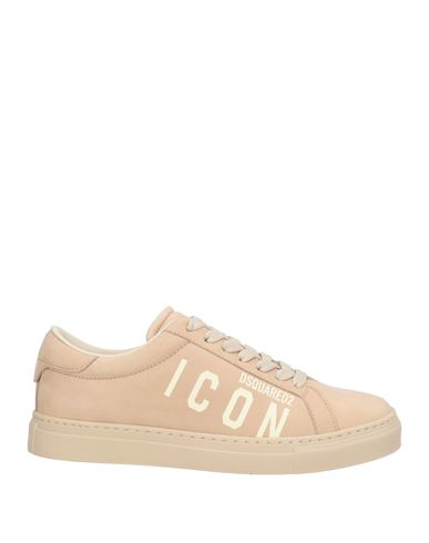 Dsquared2 Icon Woman Sneakers Sand Size 5 Leather