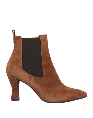 L'amour By Albano Woman Ankle Boots Brown Size 9 Leather In Brown