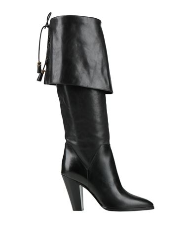 Celine Woman Boot Black Size 8 Calfskin In Black