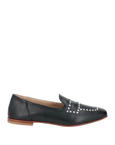 Triver Flight Woman Loafers Midnight Blue Size 8 Leather In Black