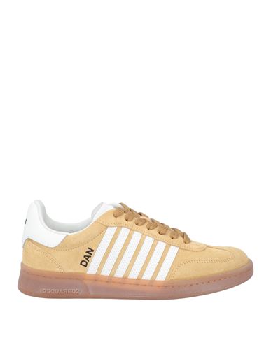 Dsquared2 Woman Sneakers Sand Size 7.5 Leather