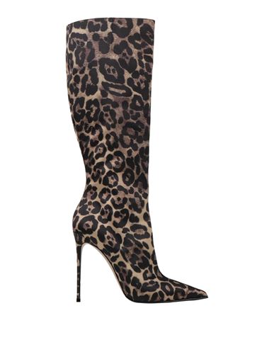 Le Silla Woman Boot Dark Brown Size 12 Textile Fibers In Brown