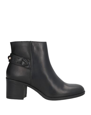 Geox Woman Ankle Boots Black Size 6 Synthetisches Material In Black