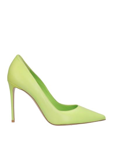 Le Silla Woman Pumps Light Green Size 12 Leather In Green