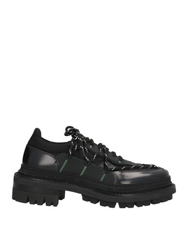 Dsquared2 Panelled Lace-up Low-top Sneakers In Black