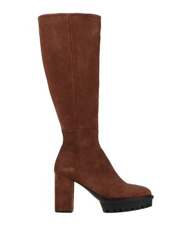 Bruno Premi Woman Boot Brown Size 7 Leather In Brown