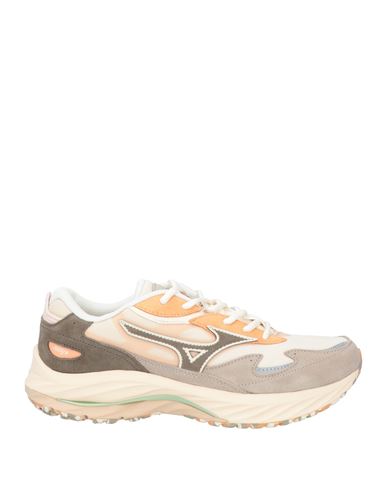 Mizuno Man Sneakers Off White Size 8.5 Leather, Textile Fibers In White
