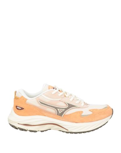 Mizuno Man Sneakers Off White Size 7 Leather, Textile Fibers In Multi