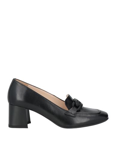 Nero Giardini Woman Loafers Black Size 7 Leather In Black