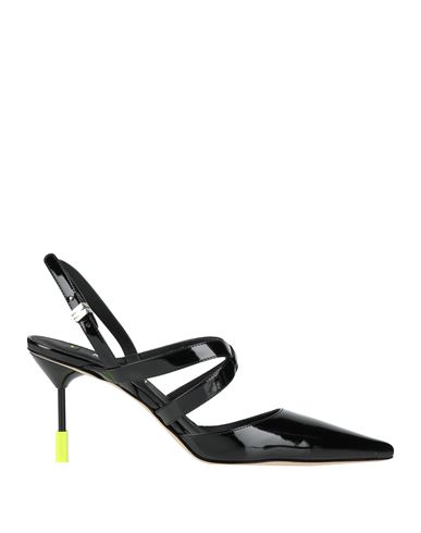 Msgm Woman Pumps Black Size 6 Textile Fibers In Black