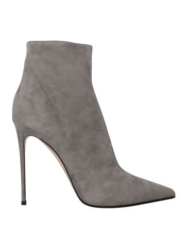 Le Silla Woman Ankle Boots Grey Size 5 Leather In Gray