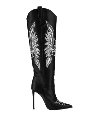Le Silla Woman Boot Black Size 6 Textile Fibers In Black