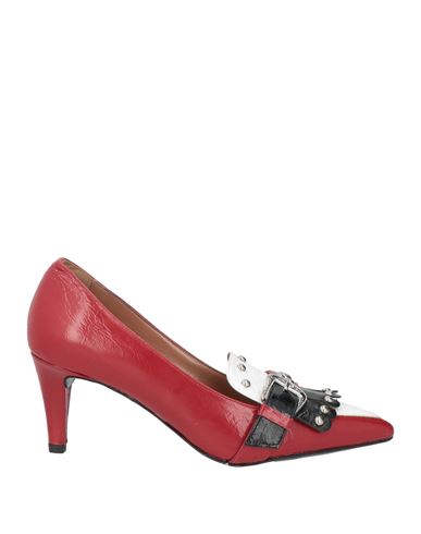 Planisphēre Woman Pumps Red Size 8 Leather In Red
