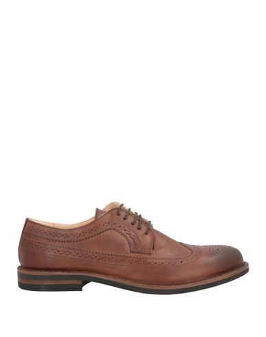 Astorflex Man Lace-up Shoes Brown Size 8 Leather In Brown