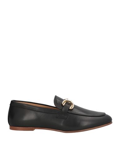 Cerruti 1881 Woman Loafers Black Size 8 Calfskin In Black