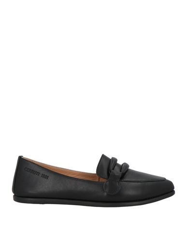 Cerruti 1881 Woman Loafers Black Size 8 Leather In Black