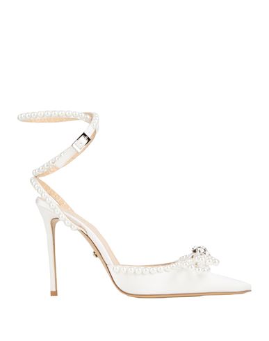 Mach&mach Mach & Mach Woman Pumps Ivory Size 8 Textile Fibers In White