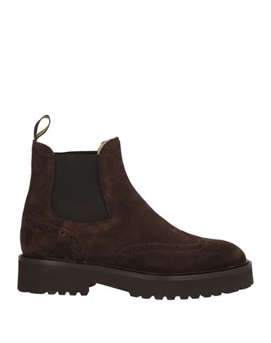 Doucal's Woman Ankle Boots Dark Brown Size 6 Leather In Brown