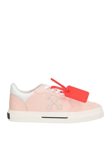 Off-white Woman Sneakers Light Pink Size 7 Textile Fibers, Leather
