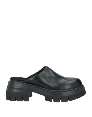 Tosca Blu Studio Woman Mules & Clogs Black Size 7 Leather In Black